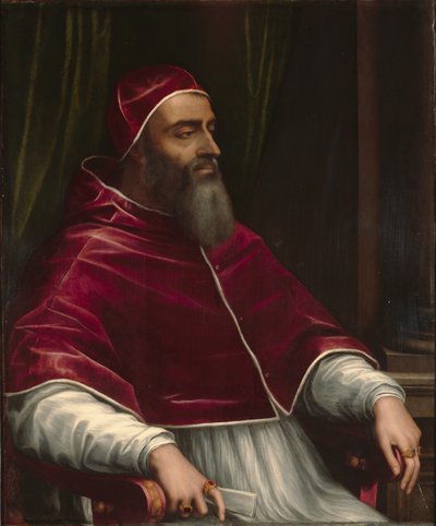 ローマ教皇クレメンス7世 作： Sebastiano del Piombo