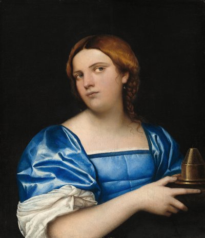 賢明な処女としての若い女性の肖像、c。 1510年。 作： Sebastiano del Piombo