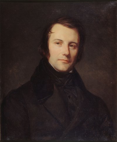 エドガー キネの肖像 1803 ～ 1875 年、1835 年頃。 作： Sebastien Melchior Cornu