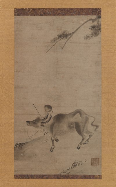Oxherding、15 世紀前半。 作： Sekkyakushi
