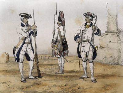 スペインのカルロス 3 世治世中の戦列歩兵 作： Serafin Maria Earl of Clonard De Sotto