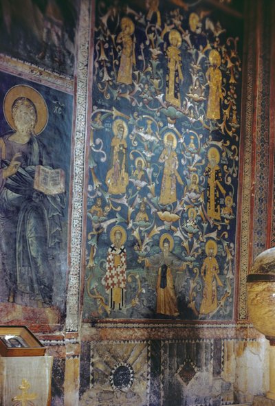 ネマニッチ家系図、1335-48 作： Serbian School