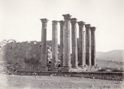 南東のアルテミス神殿、ジェラシュ、1867年 作： Sergeant Henry Phillips