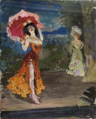 ダンサー、1900年代初頭 作： Sergei Arsenevich Vinogradov