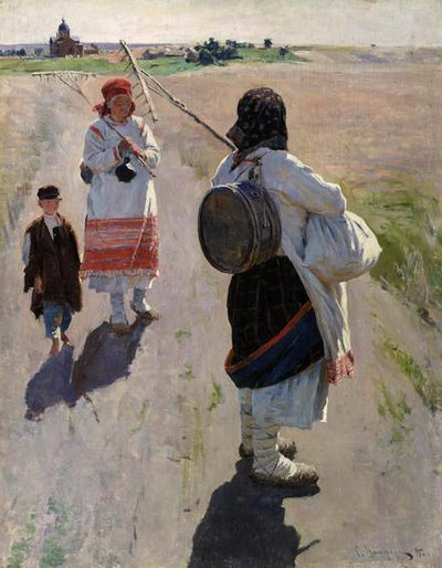 仕事の途中 作： Sergei Arsenevich Vinogradov