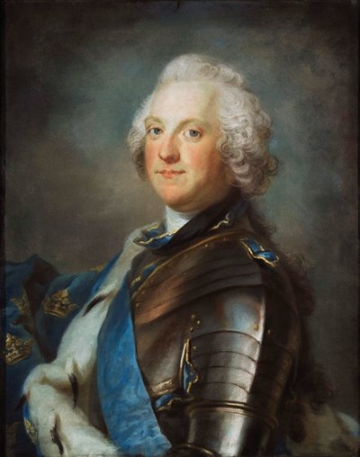 アドルフフレデリックの肖像、1710年から1771年、スウェーデン国王、1751年-1786年 作： Sergei Ivanovich Gribkov