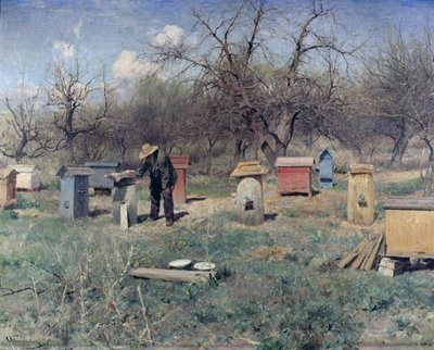 春の日、または蜂の巣、1899 作： Sergei Ivanovich Svetoslavsky