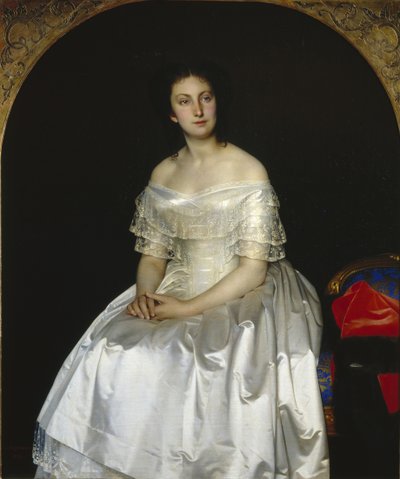 マリア・ヴァシリエフナ・ボロンツォワ王女の肖像 1819～1894年、1851年 作： Sergei Konstantinovich Zaryanko