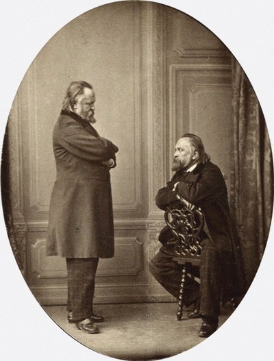心に対する心。アレクサンドルイヴァノビッチハートの二重肖像1812-1870、1865 作： Sergei Lvovich Levitsky