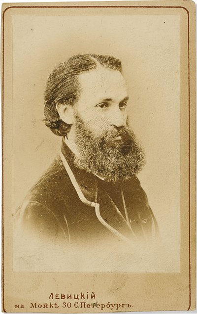 チェロ奏者カール・ユリエヴィッチ・ダヴィドフの肖像 1838-1889年、c. 1875年。 作： Sergei Lvovich Levitsky