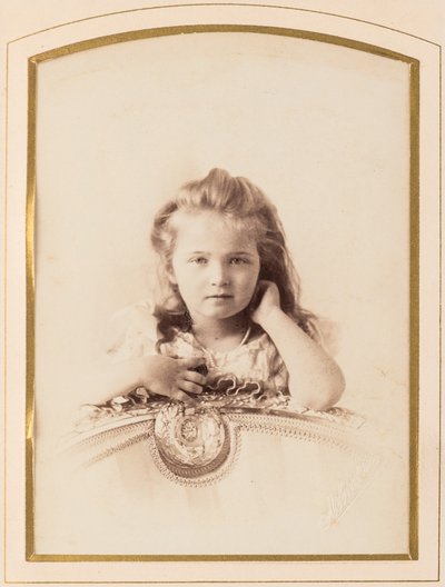 Tatiana Nikolaievna de Russie (1897-1918) - Levitsky、Sergei Lvovich (1819-1898) によるロシアのタチアナ大公爵夫人。 アルブミンの写真 作： Sergei Lvovich Levitsky