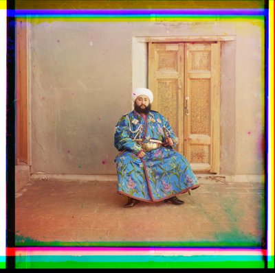 Ėmir Bukharskīĭ.ブハラ 作： Sergei Mikhailovich Prokudin Gorskii