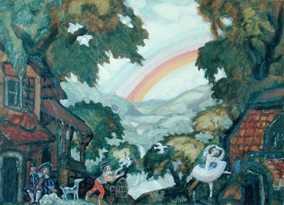 アドルフ・シャルル・アダム（1803-56）によるバレエ「ジゼル」のスケッチ 作： Sergei Yurevich Sudeikin