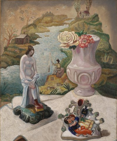 磁器の数字と花 作： Sergei Yurievich Sudeykin