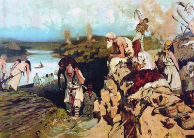 東スラヴ人の生活、1907〜1909年 作： Sergej Vasilevic Ivanov
