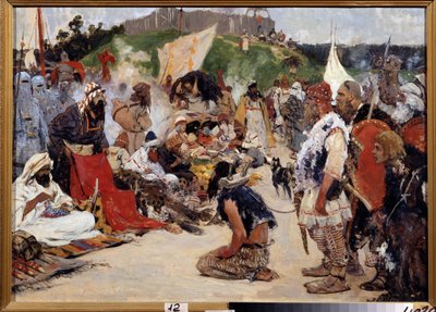 東スラブ州での貿易 作： Sergej Vasilevic Ivanov