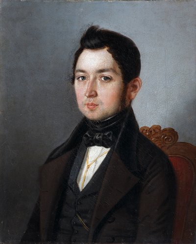 Ivan Ivanovich Molnar 1802-1872、1840年の肖像 作： Sergey Ivanovich Khlobystayev