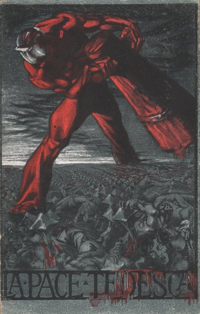 ドイツ平和、1918年頃 作： Sergio Canevari