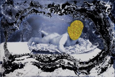 最初の姿勢、2019年（ミクストメディア） 作： Sergis Adamos