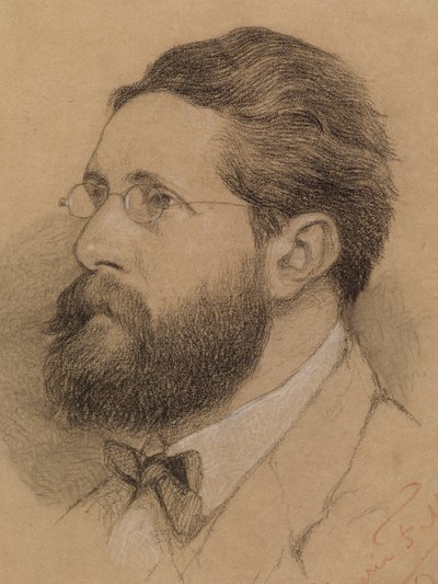 男の肖像 作： Severin Falkman