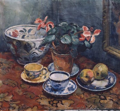 カップ、花、果物 作： Severin Grande