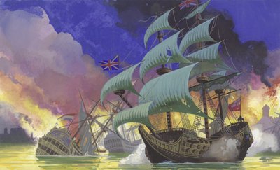 ロバート・ブレイク大佐（1599-1657）（紙にグワッシュ） 作： セヴェリーノ・バラルディ