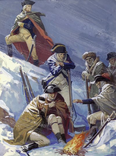 ジョージ・ワシントン、アメリカ独立戦争時の将軍時代 作： セヴェリーノ・バラルディ