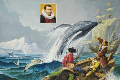 ヘンリー・ハドソン（1570-1611）（紙にグワッシュ） 作： セヴェリーノ・バラルディ