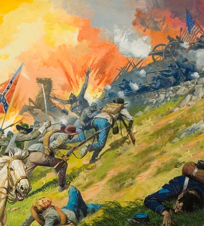 ゲティスバーグの戦い 作： セヴェリーノ・バラルディ