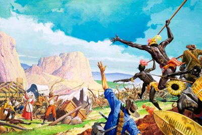 約束の地をめぐるボーア人の戦い 作： セヴェリーノ・バラルディ