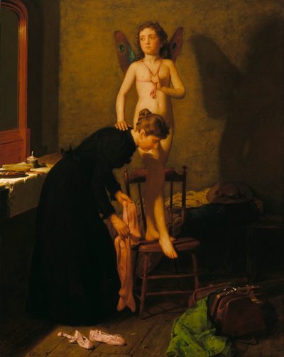 リハーサルの着替え、約。 1890年。 作： Seymour Joseph Guy