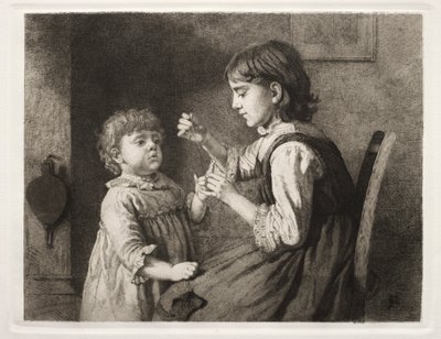 最初の針仕事 作： Seymour Joseph Guy