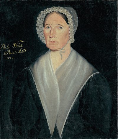 ウィリアム・W・ウェルチ夫人の肖像、1837年頃（キャンバスに油彩） 作： Sheldon Peck