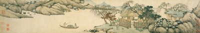 Chaisang での隠遁への招待 作： Shen Zhou