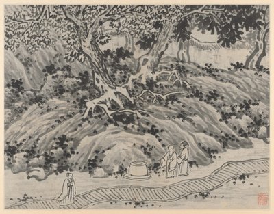 蘇州虎丘十二景：愚者の泉 作： Shen Zhou