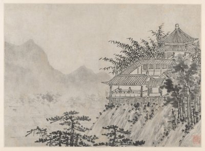 虎丘十二景、蘇州：千エーカーの雲 作： Shen Zhou