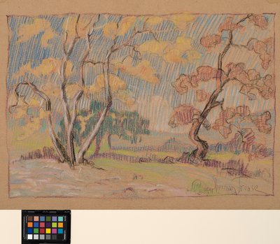 印象、1931年頃（紙にパステル） 作： Sherman Trease