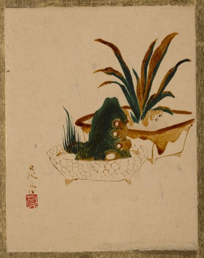 ハルディニエールの花。 作： Shibata Zeshin