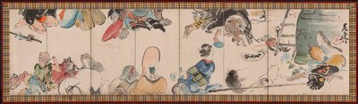 大津絵題材の集い 作： Shibata Zeshin