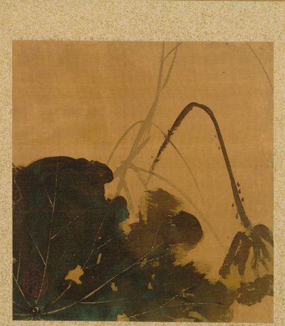 善信尊画帖 蓮図 作： Shibata Zeshin