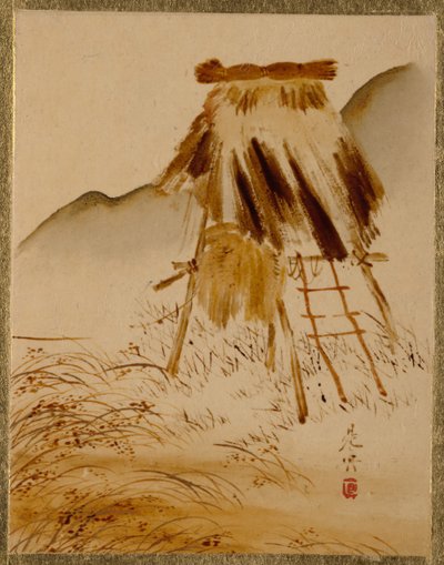 ライスドライフレーム。 作： Shibata Zeshin
