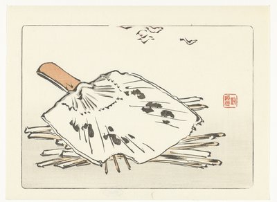 ファンとキンドリング 作： Shibata Zeshin