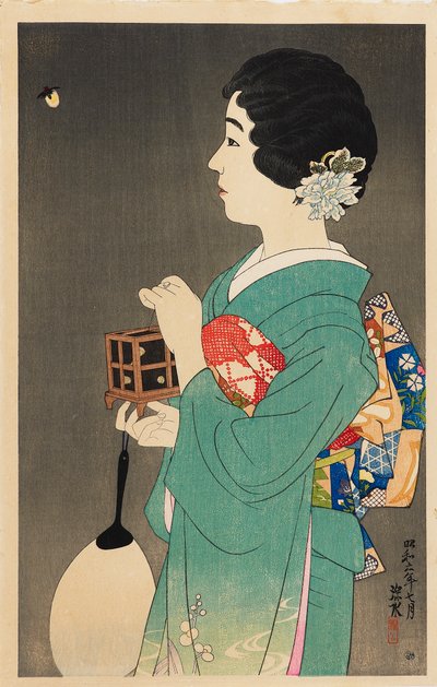 ホタル捕り 蛍狩り 1931年 作： Shinsui Ito