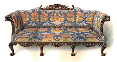 マホガニーのソファ、1906 作： Shirley Charles Llewellyn Slocombe