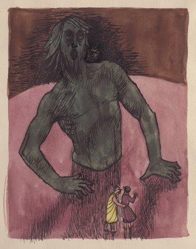 ダンテとヴァージルと巨人、1951 年。 作： Shirley Markham