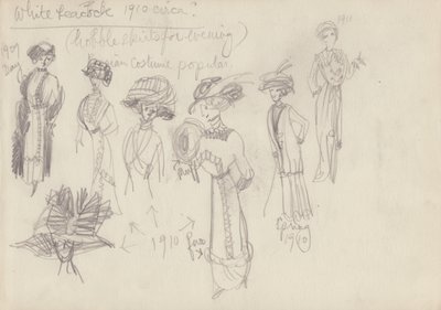 歴史的な衣装、c1950。 作： Shirley Markham