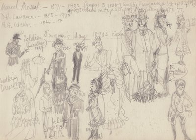 歴史的な衣装、c1950。 作： Shirley Markham