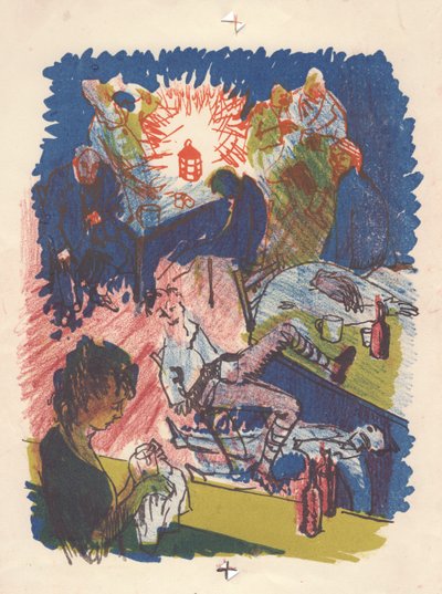 ジャマイカ インの内部、1952 年。 作： Shirley Markham