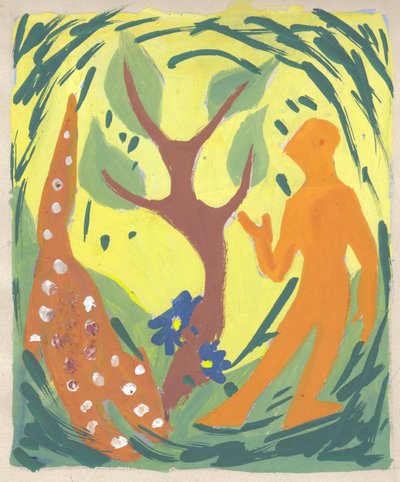 春の研究、1950年頃。 作： Shirley Markham