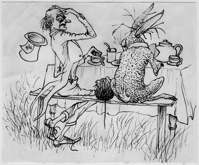 マッドハッターとウサギ、1953. 作： Shirley Markham